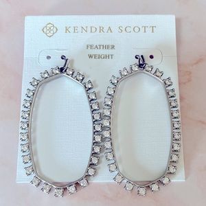 Kendra Scott Silver Danielle Open Frame Earrings